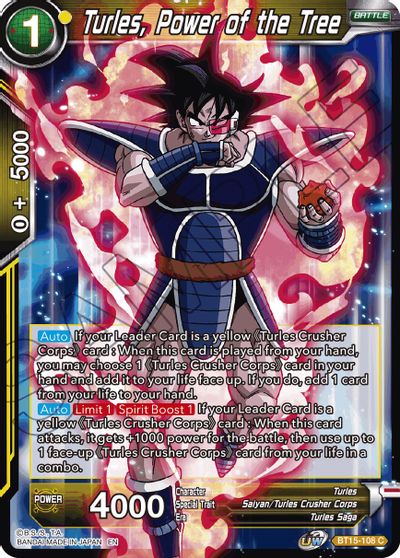 Turles, Power of the Tree [BT15-108] | Devastation Store