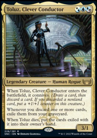 Toluz, Clever Conductor (Promo Pack) [Streets of New Capenna Promos] | Devastation Store