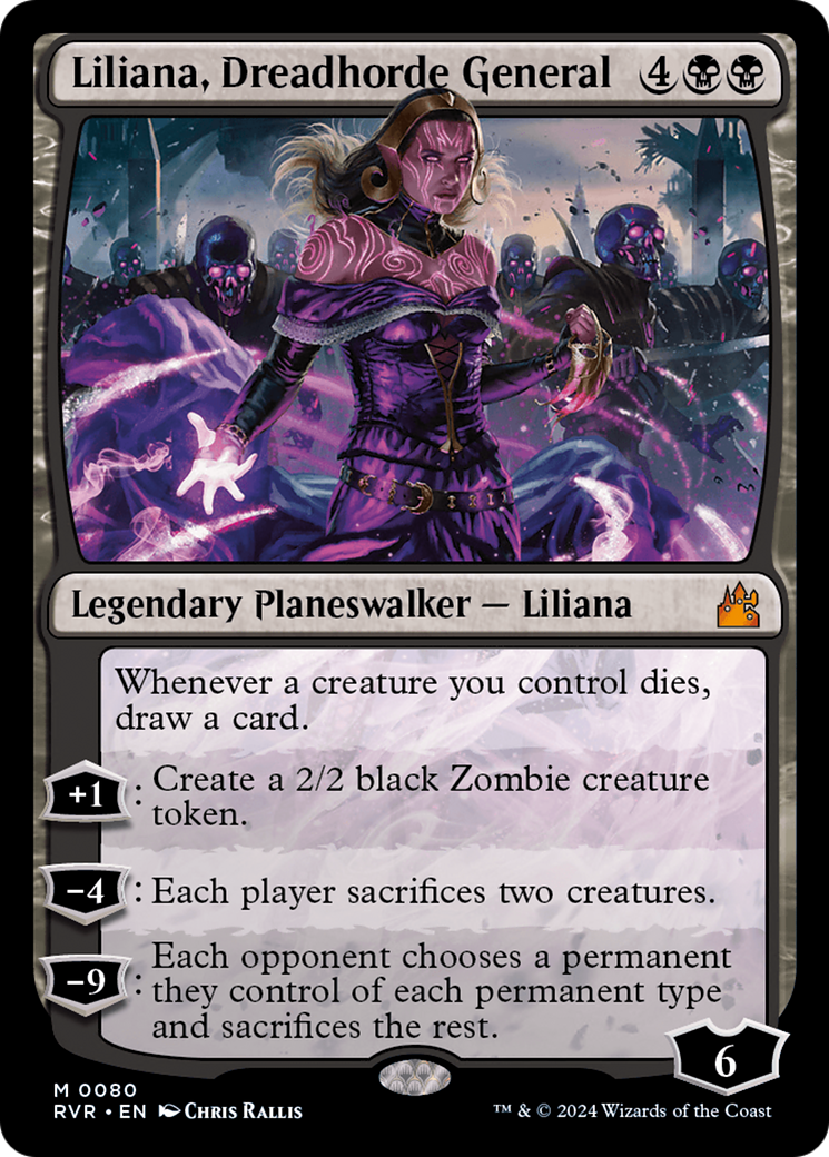 Liliana, Dreadhorde General [Ravnica Remastered] | Devastation Store