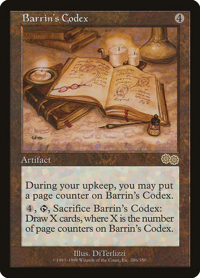 Barrin's Codex [Urza's Saga] | Devastation Store