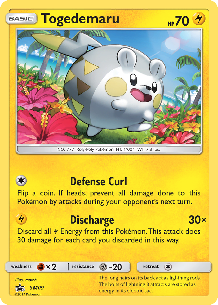 Togedemaru (SM09) [Sun & Moon: Black Star Promos] | Devastation Store