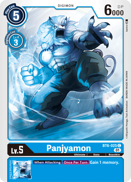 Panjyamon [BT6-025] [Double Diamond] | Devastation Store