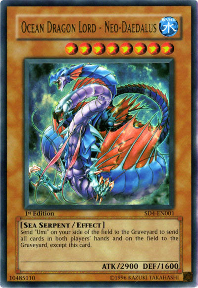 Ocean Dragon Lord - Neo Daedalus [SD4-EN001] Ultra Rare | Devastation Store