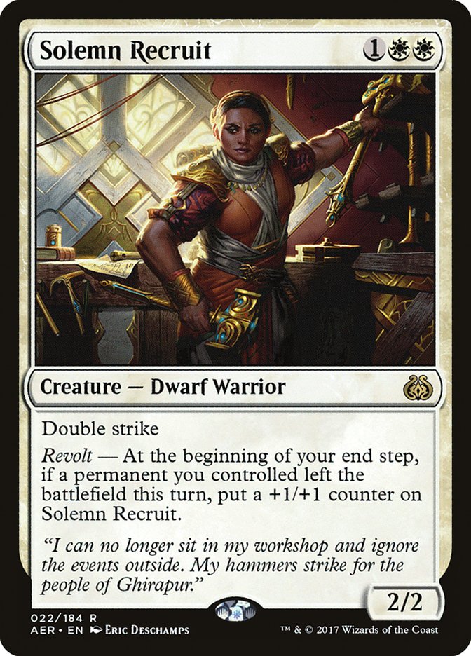 Solemn Recruit [Aether Revolt] - Devastation Store | Devastation Store