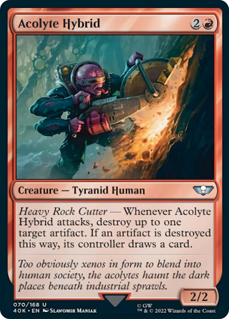 Acolyte Hybrid (Surge Foil) [Universes Beyond: Warhammer 40,000] | Devastation Store