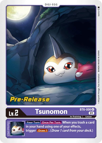 Tsunomon [BT6-006] [Double Diamond Pre-Release Cards] | Devastation Store