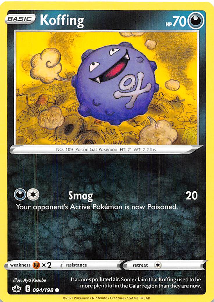 Koffing (094/198) [Sword & Shield: Chilling Reign] | Devastation Store