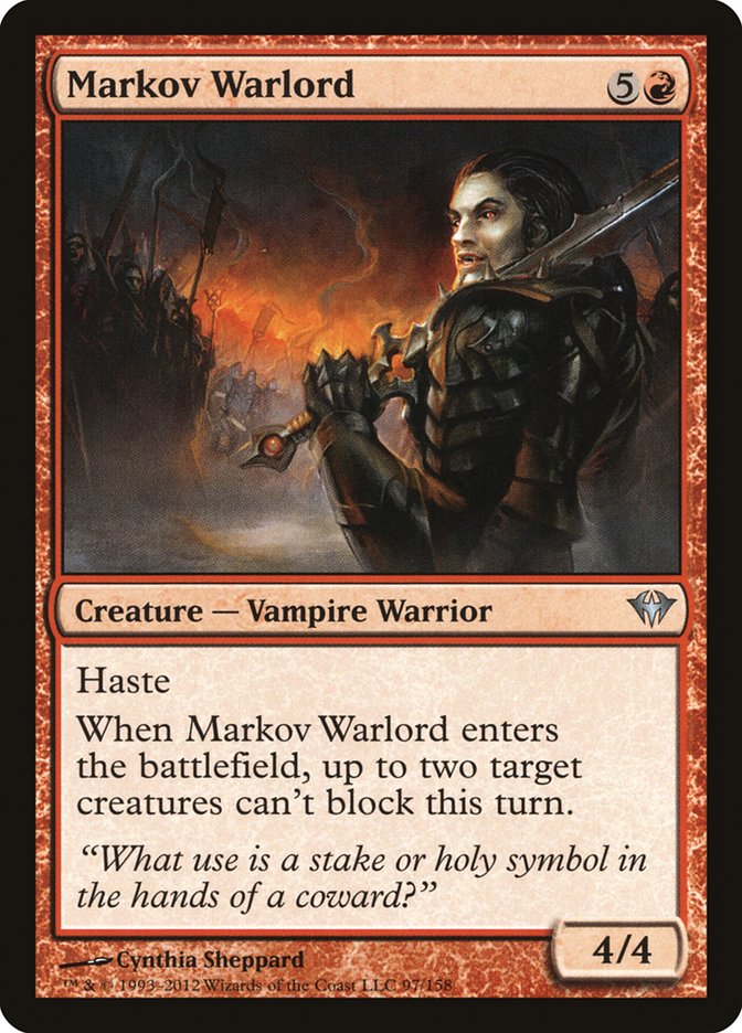 Markov Warlord [Dark Ascension] - Devastation Store | Devastation Store