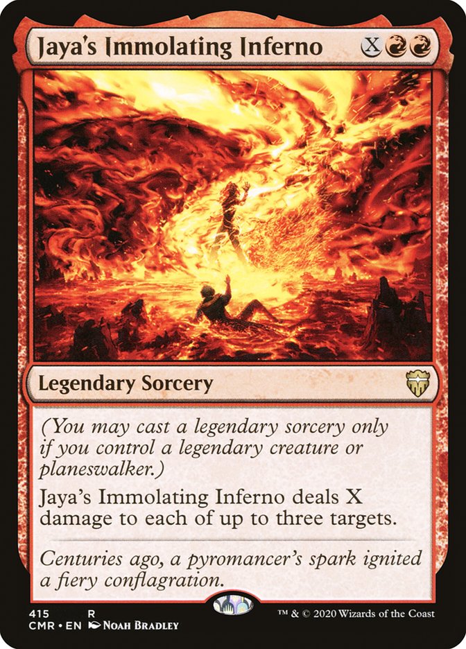 Jaya's Immolating Inferno [Commander Legends] | Devastation Store