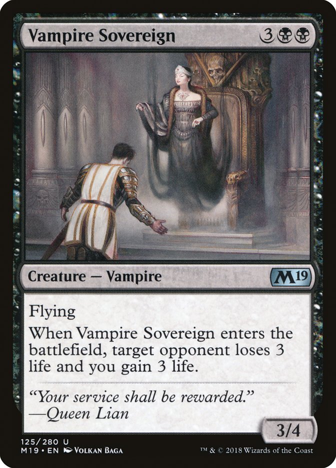 Vampire Sovereign [Core Set 2019] | Devastation Store