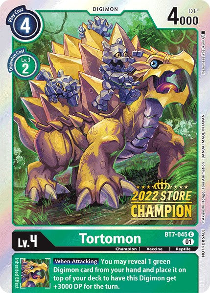 Tortomon [BT7-045] (2022 Store Champion) [Next Adventure Promos] | Devastation Store