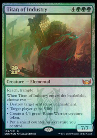 Titan of Industry [Streets of New Capenna Prerelease Promos] | Devastation Store