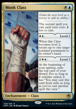 Monk Class (Promo Pack) [Dungeons & Dragons: Adventures in the Forgotten Realms Promos] | Devastation Store