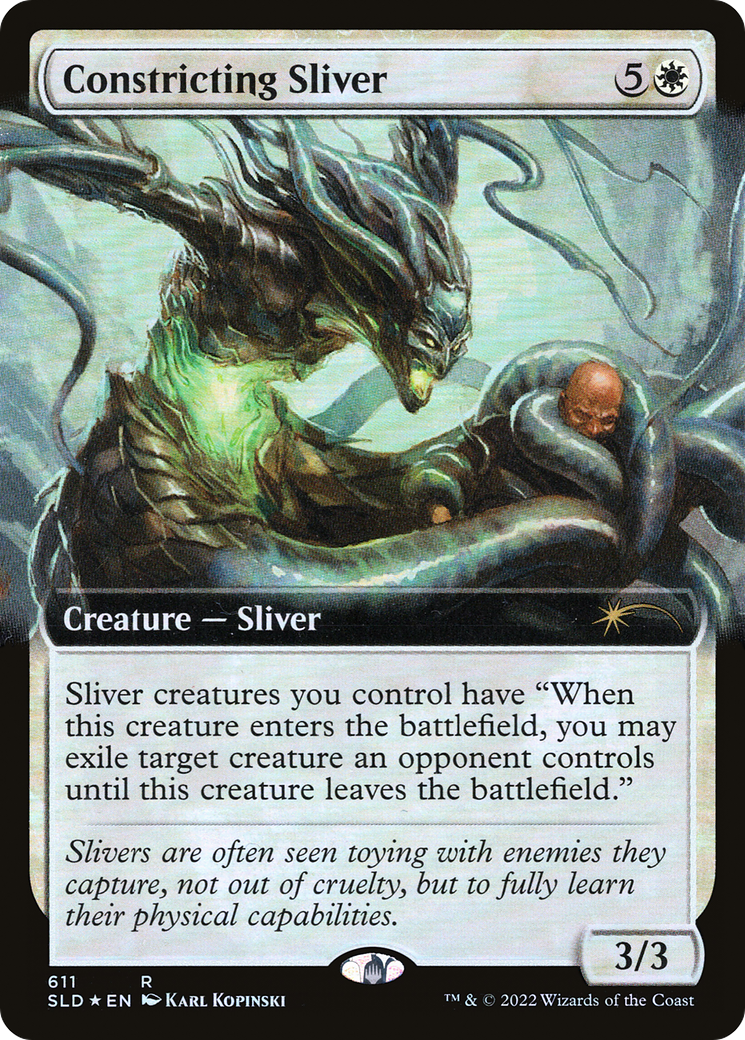 Constricting Sliver (Extended Art) [Secret Lair Drop Promos] | Devastation Store