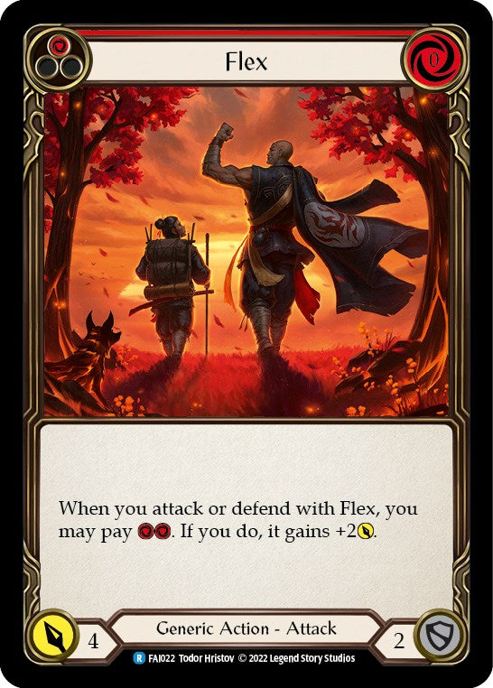 Flex (Red) [FAI022] (Uprising Fai Blitz Deck) | Devastation Store