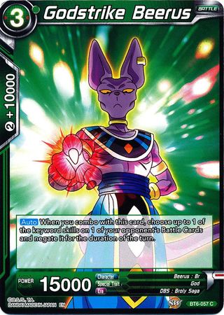 Godstrike Beerus [BT6-057] | Devastation Store