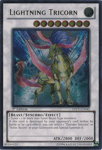 Lightning Tricorn [DREV-EN042] Ultimate Rare | Devastation Store
