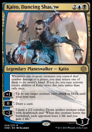 Kaito, Dancing Shadow (Promo Pack) [Phyrexia: All Will Be One Promos] | Devastation Store