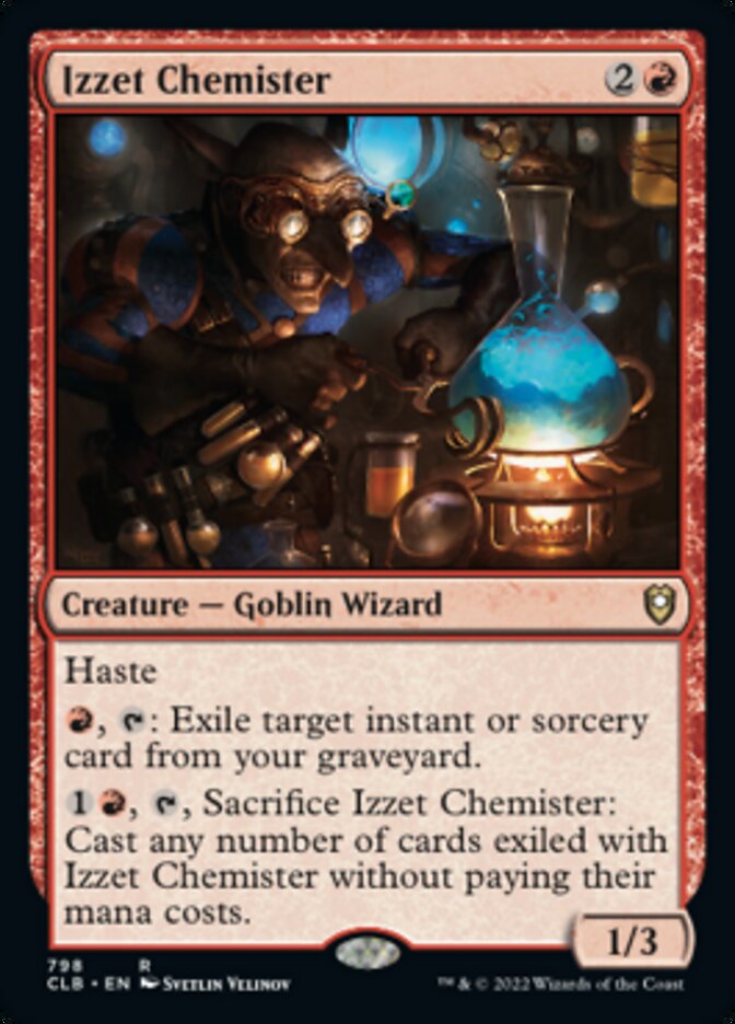Izzet Chemister [Commander Legends: Battle for Baldur's Gate] | Devastation Store