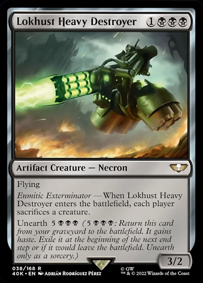 Lokhust Heavy Destroyer (Surge Foil) [Universes Beyond: Warhammer 40,000] | Devastation Store