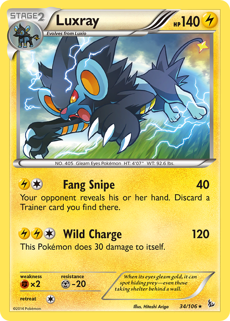 Luxray (34/106) [XY: Flashfire] | Devastation Store