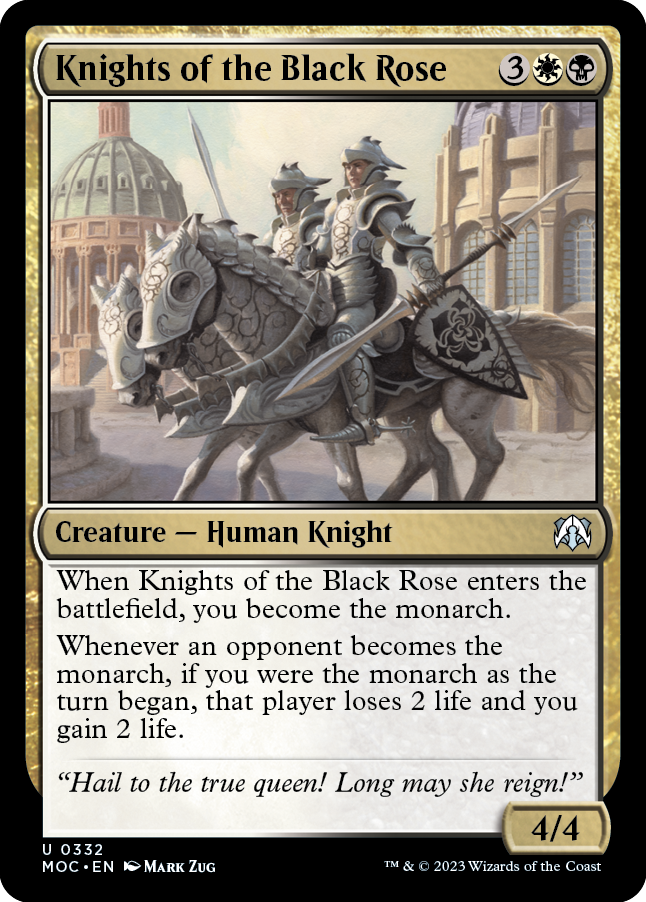 Knights of the Black Rose [March of the Machine Commander] | Devastation Store