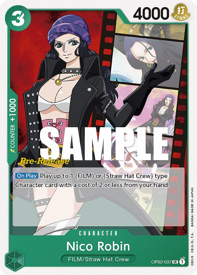 Nico Robin [Paramount War Pre-Release Cards] | Devastation Store