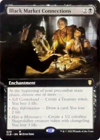 Black Market Connections (Extended Art) [Commander Legends: Battle for Baldur's Gate] | Devastation Store