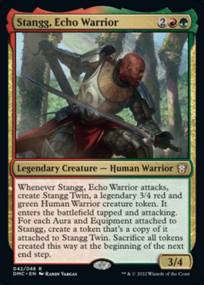 Stangg, Echo Warrior [Dominaria United Commander] | Devastation Store