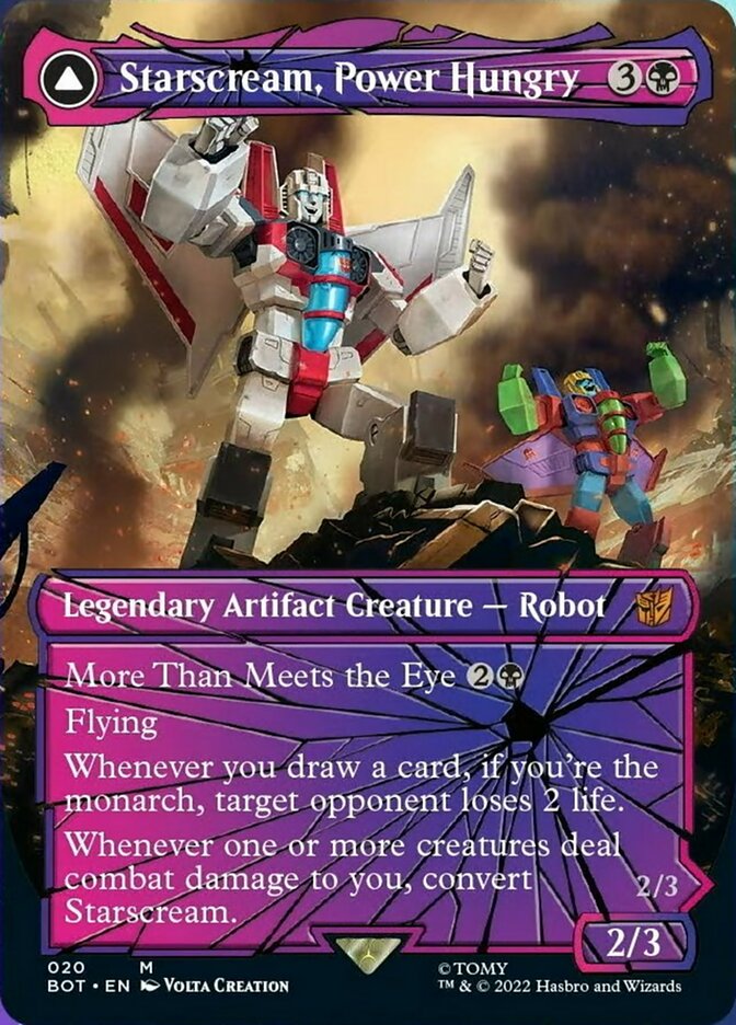 Starscream, Power Hungry // Starscream, Seeker Leader (Shattered Glass) [Transformers] | Devastation Store