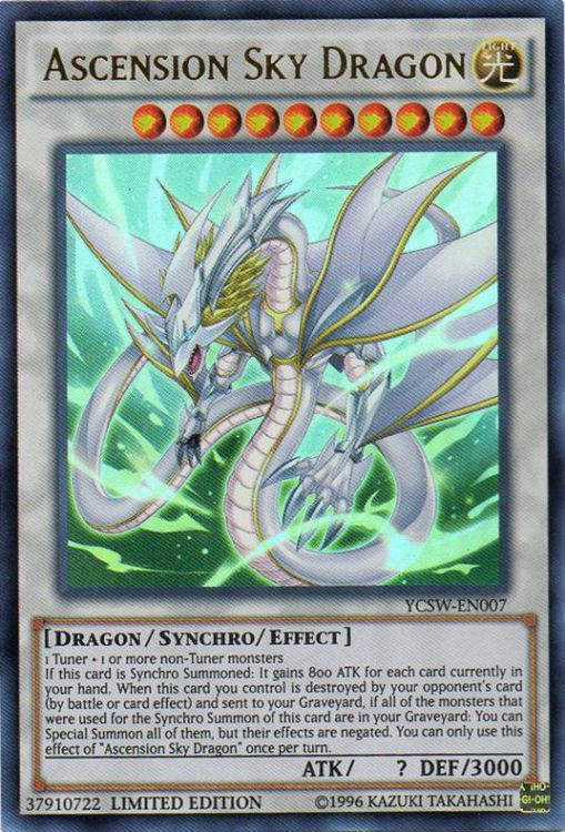 Ascension Sky Dragon [YCSW-EN007] Ultra Rare | Devastation Store