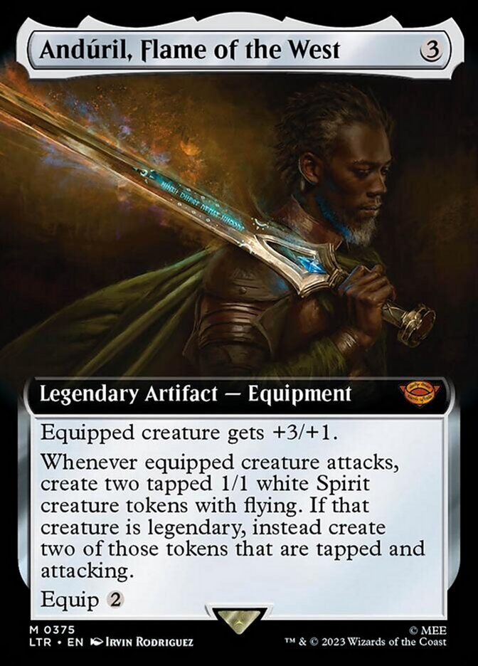 Anduril, Flame of the West (Extended Art) [The Lord of the Rings: Tales of Middle-Earth] | Devastation Store