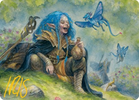 Feywild Trickster Art Card (Gold-Stamped Signature) [Dungeons & Dragons: Adventures in the Forgotten Realms Art Series] | Devastation Store
