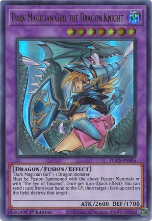 Dark Magician Girl the Dragon Knight (Alternate Art) (Purple) [DLCS-EN006] Ultra Rare | Devastation Store