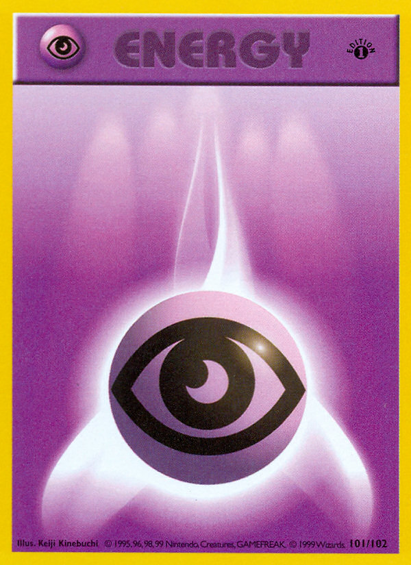 Psychic Energy (101/102) (Shadowless) [Base Set 1st Edition] | Devastation Store