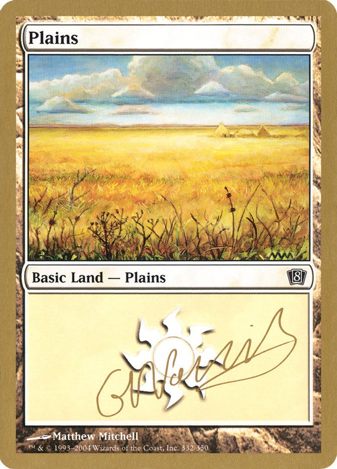 Plains (gn332) (Gabriel Nassif) [World Championship Decks 2004] | Devastation Store