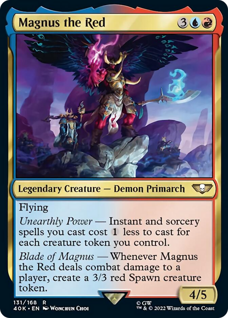 Magnus the Red (Surge Foil) [Universes Beyond: Warhammer 40,000] | Devastation Store