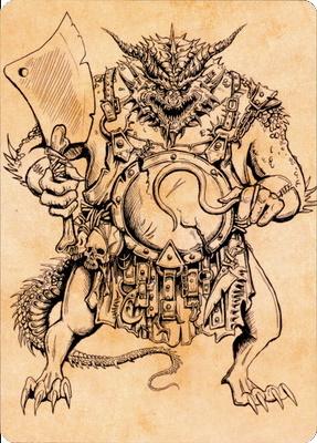 Thrakkus the Butcher Art Card [Commander Legends: Battle for Baldur's Gate Art Series] | Devastation Store