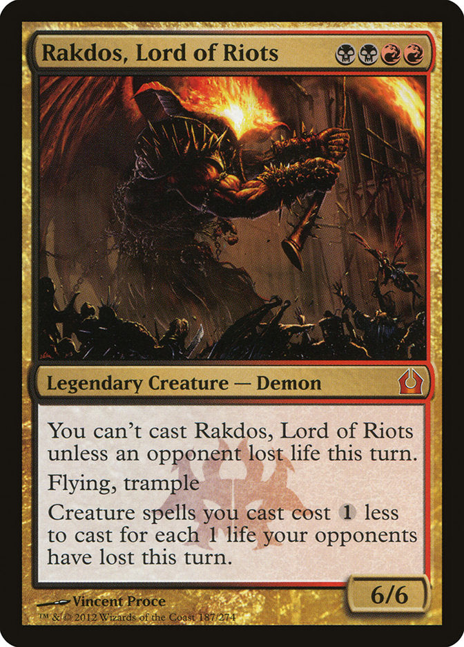 Rakdos, Lord of Riots [Return to Ravnica] - Devastation Store | Devastation Store