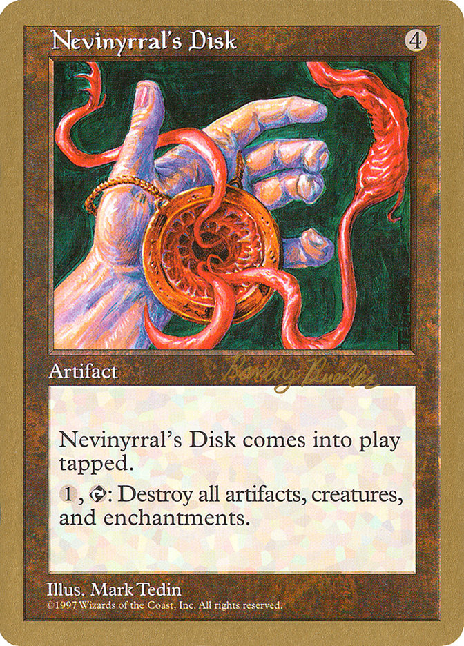 Nevinyrral's Disk (Randy Buehler) [World Championship Decks 1998] | Devastation Store