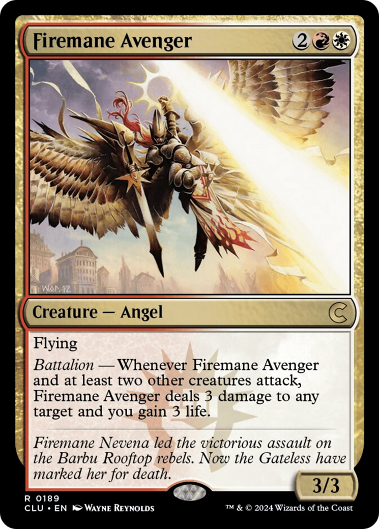 Firemane Avenger [Ravnica: Clue Edition] | Devastation Store