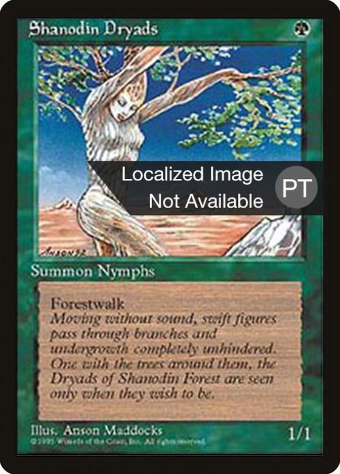 Shanodin Dryads [Fourth Edition (Foreign Black Border)] | Devastation Store