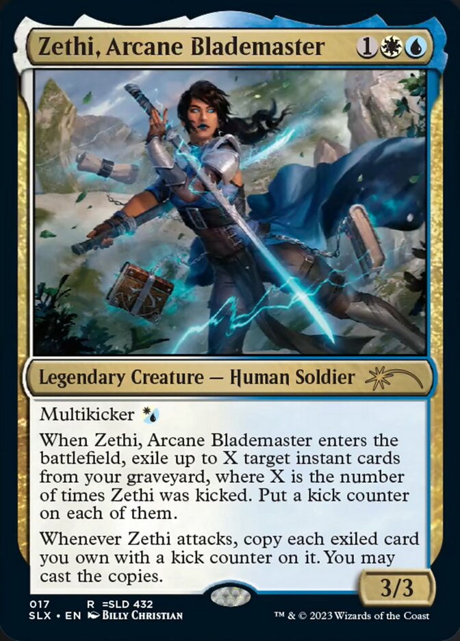 Zethi, Arcane Blademaster [Secret Lair: Universes Within] | Devastation Store