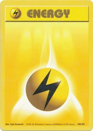 Lightning Energy (100/102) [Base Set Unlimited] | Devastation Store