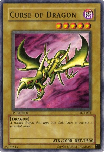 Curse of Dragon [SDY-008] Common | Devastation Store