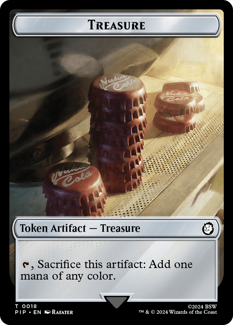 Treasure (0018) // Soldier (0010) Double-Sided Token [Fallout Tokens] | Devastation Store