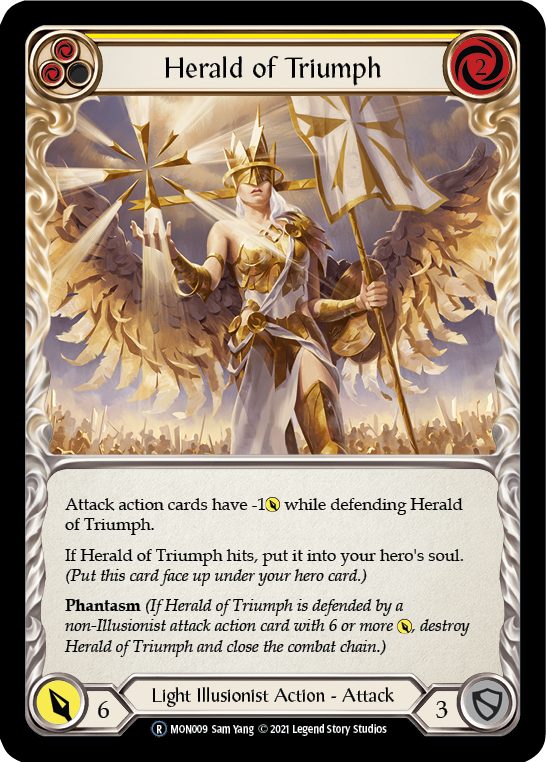 Herald of Triumph (Yellow) [U-MON009] Unlimited Edition Normal | Devastation Store