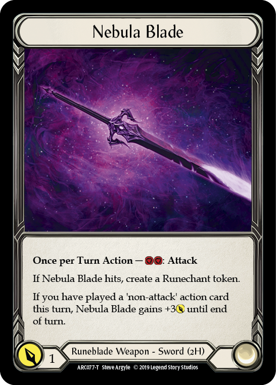 Runechant // Nebula Blade [ARC112-T // ARC077-T] 1st Edition Normal | Devastation Store