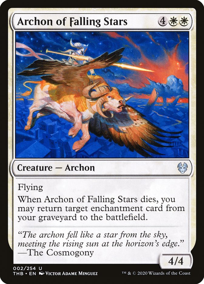 Archon of Falling Stars [Theros Beyond Death] | Devastation Store