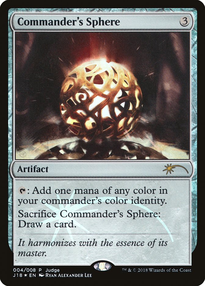 Commander's Sphere [Judge Gift Cards 2018] | Devastation Store